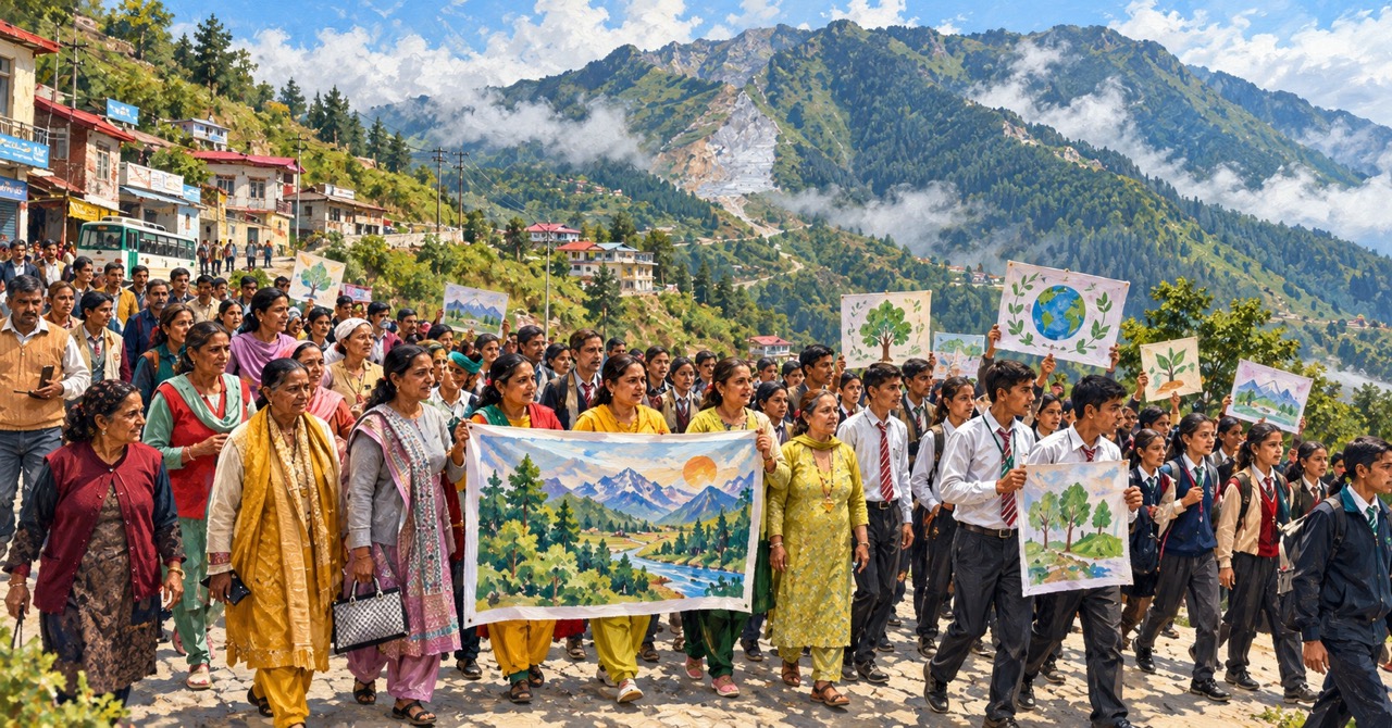 Sangrah Rises for Its Mountains: Community Rally Against Alleged Illegal and Unscientific Mining